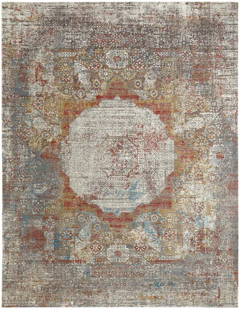 Pangaea Rug Grey Pastel Wool Rug - Pangaea Carpets and Area Rugs