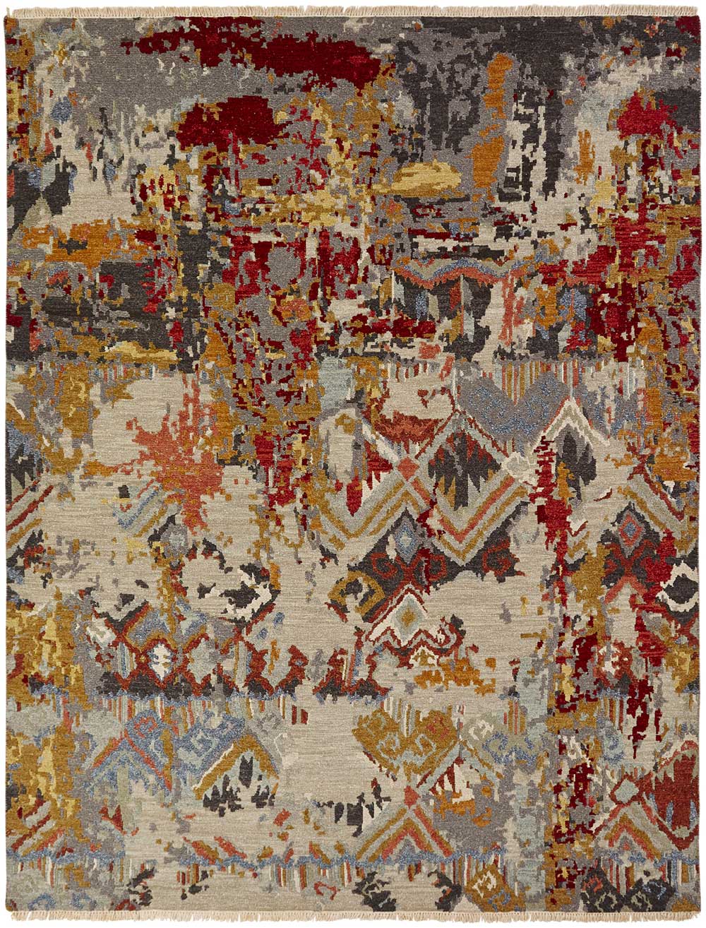 Pangaea Rug Multicolor Organic Area Rug - Pangaea Carpets and Area Rugs